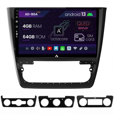 Navigatie Skoda Yeti, Android 13, A-Octacore 4GB RAM + 64GB ROM, 10.1 Inch - AD-BGA10004+AD-BGRKIT040 foto