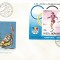 *Romania, LP 1275/1992, J.O. de Iarna, Albertville, colita dantelata, FDC