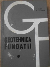 GEOTEHNICA SI FUNDATII-N. MAIOR, M. PAUNESCU foto