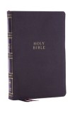 Nkjv, Compact Center-Column Reference Bible, Leathersoft, Gray, Red Letter, Thumb Indexed, Comfort Print