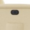 Fotoliu rabatabil electric, crem, material textil - 10