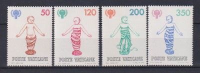 VATICAN 1979 UNICEF MI. 755-758 MNH foto