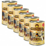 Conservă Wolfsblut Wild Duck Puppy 6 x 395 g