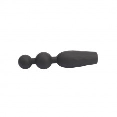 Vibrating Booty Beads - Dop Anal cu 10 Frecvențe de Vibrații, 13,6 cm