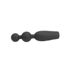 Vibrating Booty Beads - Dop Anal cu 10 Frecvențe de Vibrații, 13,6 cm