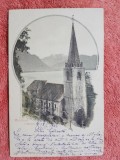 Carte postala, Biserica din Montreux, 1902