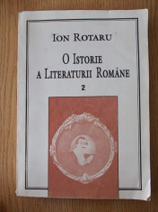 ion rotaru- o istorie a literaturii romane- VOL 2 foto