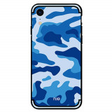 Cumpara ieftin Husa iPhone XR Camouflage Pattern Albastra NXE
