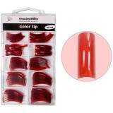 Cumpara ieftin Sclipici Siam - unghii flase, colorate, 100buc, nr.1 - 10, AMAZING SHINE