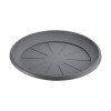 Farfurie Ghiveci, Plastic, Diametru 37 cm, Antracit, Oem