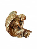 Cumpara ieftin Statueta decorativa, Inger, Auriu, 25 cm, DVAN0736-9P