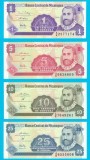 Nicaragua Set 4x (p#167-170) 1+5+10+25 Centavos 1991 UNC &#039;Sacuanjoche&#039;