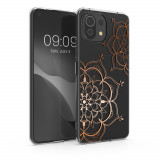 Husa Kwmobile pentru Xiaomi Mi 11 Lite 5G/11 Lite 5G NE, Silicon, Transparent/Roz, 57081.02