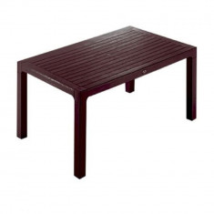 Masa Plastic Lux, 90X150X75Cm, Culoare Cafea, Classi Wood, 0142306, Hascevher foto