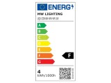 Bandă LED COB alb cald 24V DC, IP65, 320 LED/m - 8W/m