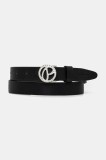 Pepe Jeans curea de piele ATHEMOND BELT femei, culoarea negru, PL020866