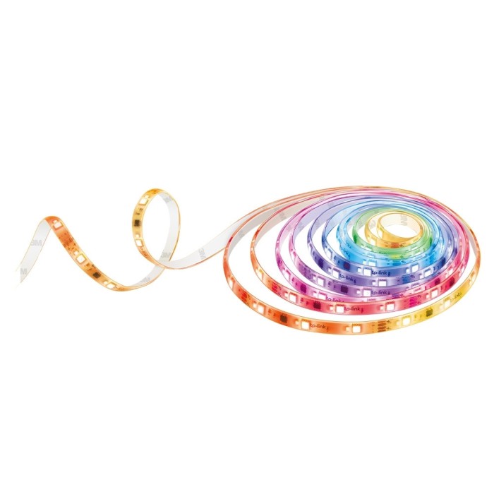 BANDA LED TP-Link Multicolora cu zone de culoare si LED-uri albe, Wi-Fi 2.4 Ghz incorporat,consum 13W/buc, banda 5m, control prin aplicatia Tapo, come