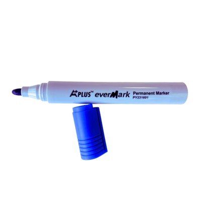 Marker permanent albastru, A Plus+, Evermark foto