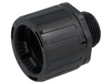 Conector final drept metric exterior LAPP poliamidă IP66 M25 28mm negru