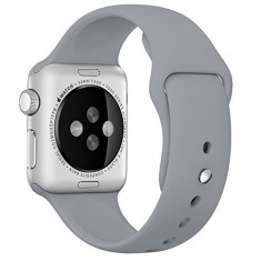 Curea pentru Apple Watch 44 mm Silicon iUni Gray foto