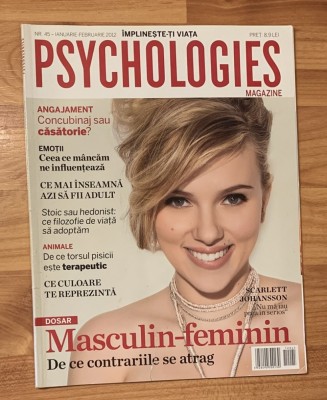 Revista Psychologies Nr. 45, ianuarie-februarie 2012 foto