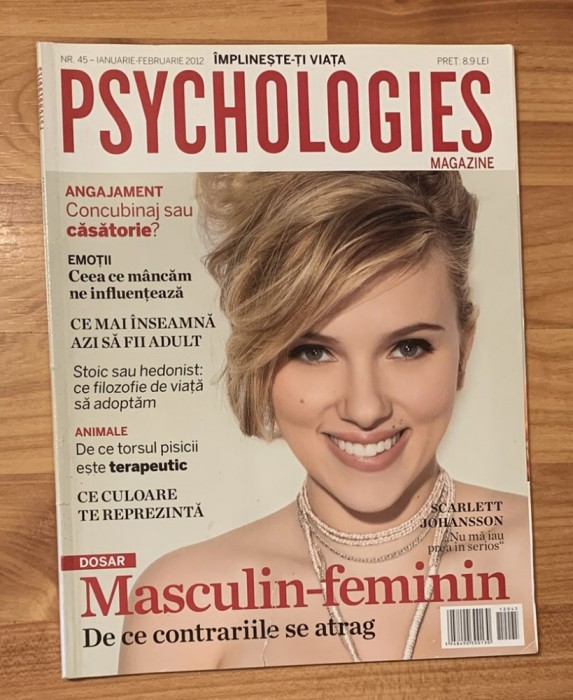 Revista Psychologies Nr. 45, ianuarie-februarie 2012