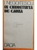 I. Negoitescu - In cunostinta de cauza (Editia: 1990)