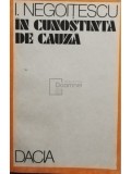 I. Negoitescu - In cunostinta de cauza (editia 1990)