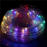 (DL) Instalatie tub furtun luminos pentru Craciun cu baterii 3xAA, 50 LED-uri, 5m, multicolor Household NewTrend