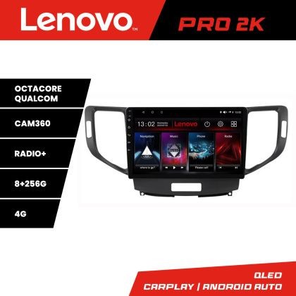 Navigatie Honda Accord 2008-2012 Lenovo Kit-8951 8 core QLED 2K 8+256 360 Android Waze USB Navigatie Internet Youtube Radio CarStore Technology