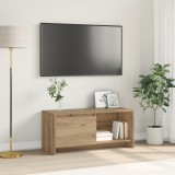 vidaXL Support TV stejar artizanal Lemn compozit