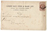 Great Britain - Postal History Rare Envelope for newspapers D.153