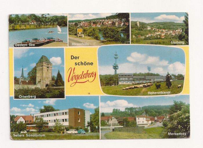 SG10- Carte Postala - Germania, Vogelsberg, Circulata 1969