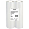 Set 2 role pungi vidat gofrate, dimensiuni 280x3000 mm, transparente, grosime 85 microni, preparare sau depozitare Sous Vide