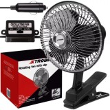 Ventilator auto rotativ 12V cu clips si oscilatie Xtrobb