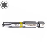 TOPMASTER Set 2 biti Torx T30, prindere hexagonala 1/4&amp;quot; lungime 50 mm