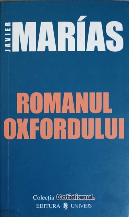 ROMANUL OXFORDULUI-JAVIER MARIAS-192903