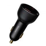 Cumpara ieftin Incarcator Auto Baseus Superme, 100W, 5A, 1 x USB-A - 1 x USB-C, Negru CCZX-01
