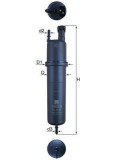 Filtru combustibil Alpina D5, XD3, XD4; BMW 2, 5, 6 Gran Turismo, 7, 8, 8 Gran, X3, X3 G45, X4, X5 Motor 220 d Mild-Hybrid, diam. 69 mm, 329.7 mm,