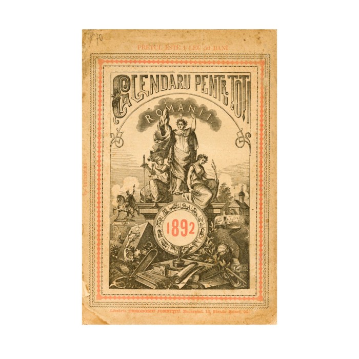 N. D. Popescu, Calendarul pentru toți rom&acirc;nii pe anii 1892