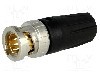 Conector BNC, 75&Omega;, tata, aurit, NEUTRIK - NBNC75BLP7