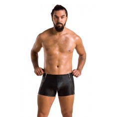 Boxeri cu Fermoare Laterale Matt, Negru, S/M