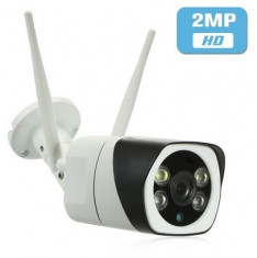 Camera de supraveghere wireless de exterior cu card, 2MP, 1080P, 2 antene foto