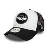 Sapca New Era trucker Aprilia Racing Maverick Vi&ntilde;ales - Cod 787232189445, Marime universala, Negru