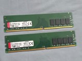 Memorie RAM desktop Kingston ValueRAM 16GB DDR4 2666MHz CL19 (Kit 2x8GB) KVR26N19S8/8 1.2V