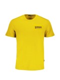 Cumpara ieftin Tricou barbati, cu imprimeu cu logo, Regular fit, Galben, XL
