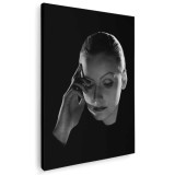Tablou Greta Garbo, actrita, alb, negru 1519 Tablou canvas pe panza CU RAMA 80x120 cm
