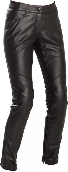 Pantaloni Moto Piele Dama Richa Catwalk Trousers, Negru, Marime 34