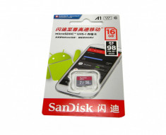 Card Memorie SanDisk 16GB Clasa 10 Micro SD foto