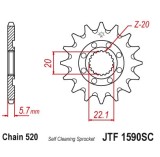 Pinion fata 13 dinti pas lant 520 &ndash; Gas Gas EC 250 - 300 - 450 F (14-16) - Yamaha YZ 125 (05-18) - WR 250 (01-18) - WR 250 R (08-15)